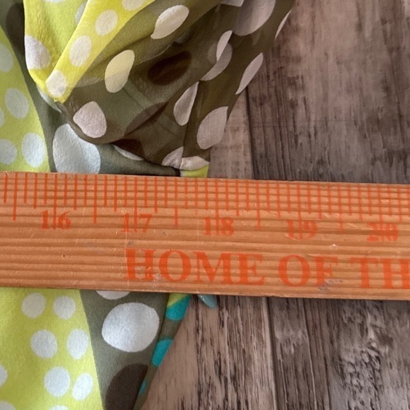 Milly Womens Y2K Mini Dress Retro 60's Style Geometric Polka Dot Mod 100% Silk 8 - Picture 9 of 11